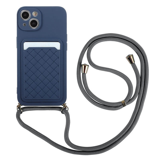 Silicone Crossbody Lanyard Strap Phone Case For iPhone 13 Pro Max 12 11 Pro Max XS Max X XR 7 8 Plus 11Pro Shockproof Back Cover