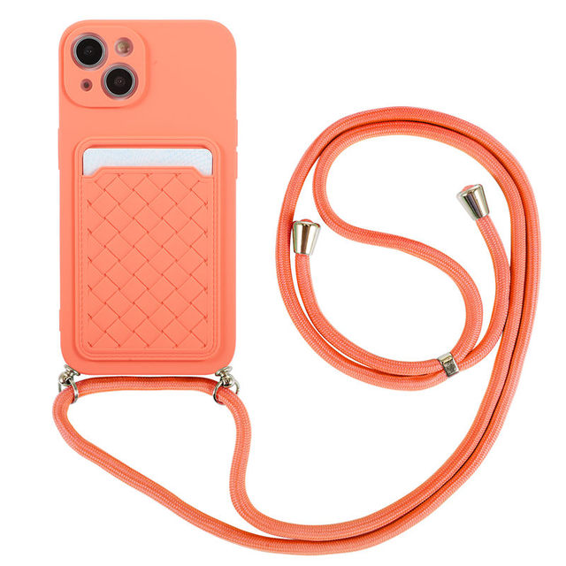 Silicone Crossbody Lanyard Strap Phone Case For iPhone 13 Pro Max 12 11 Pro Max XS Max X XR 7 8 Plus 11Pro Shockproof Back Cover